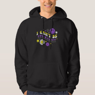 Non-binaire trotskleuren Retro LGBTQ Enby Krachtig Hoodie