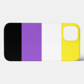 Non-binaire trotsvlag Case-Mate iPhone case (Achterkant (horizontaal))