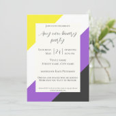 Non-binaire vlag feestviering kaart (Staand voorkant)