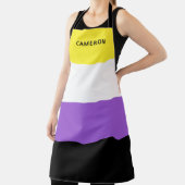 Non-binaire vlag monogram LGBT Schort (Insitu)