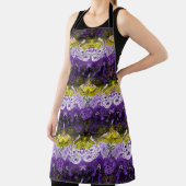 Non-Binary Dragon Damask - NonBinary Pride Vlag Schort (Insitu)