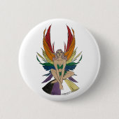 Non-binary Faerie Ronde Button 5,7 Cm (Voorkant)