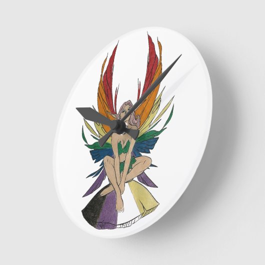 Non-binary Faerie Ronde Klok (Hoek)