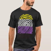 Non Binary Fingerprint T-shirt (Voorkant)