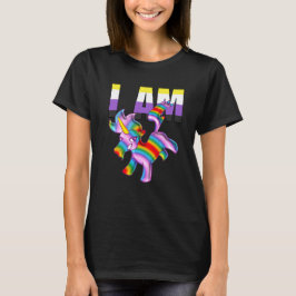 Non-Binary I AM Unicorn Vibrant T-shirt