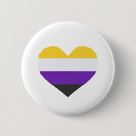 Non-Binary Pride Badge Ronde Button 5,7 Cm