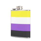 Non-Binary Pride flag Heupfles (Links)