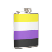 Non-Binary Pride flag Heupfles (Rechts)