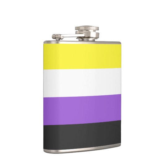 Non-Binary Pride flag Heupfles (Rechts)