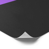 Non-binary pride flag with hearts poster (Hoek)