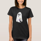 Non-Binary Pride Ghost T-shirt (Voorkant)
