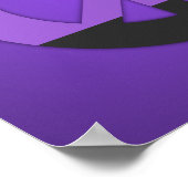 Non-Binary Pride peace sing Poster (Hoek)