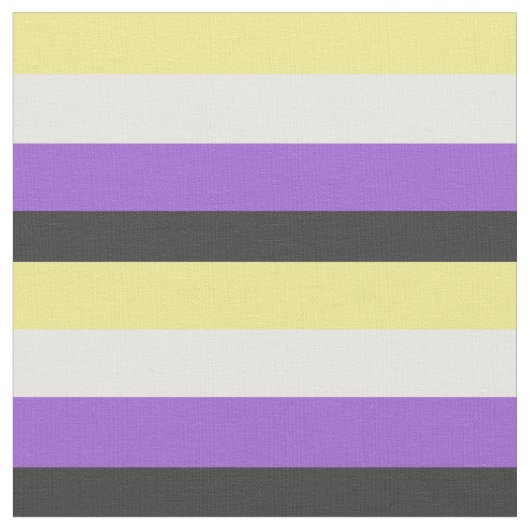 Non-Binary Pride vlag Stof (Close Up)