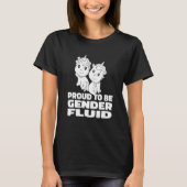 Non Binary Unicorn Pride Neutral - Genderless Gend T-shirt (Voorkant)