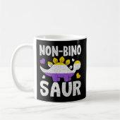 Non Bino Saur Dinosaur Aagender Non Binary Koffiemok (Links)
