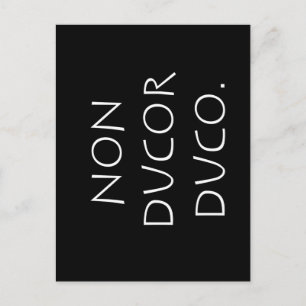 Non ducor duco briefkaart