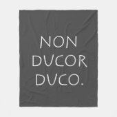 Non-ducor duco fleece deken (Voorkant)