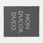 Non-ducor duco fleece deken (Voorkant (Horizontaal))