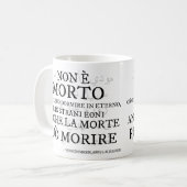 "Non è morto..." – Il verso del Necronomicon Koffiemok (Voorkant links)