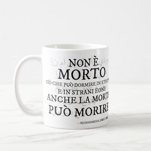 "Non è morto..." – Il verso del Necronomicon Koffiemok (Links)