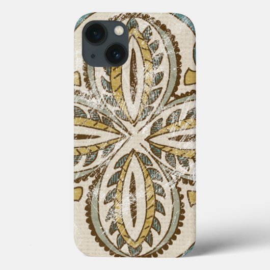 Non-Embellished Batik Square III Case-Mate iPhone Case (Achterkant)