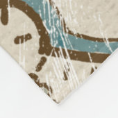 Non-Embellished Batik Square III Fleece Deken (Hoek)