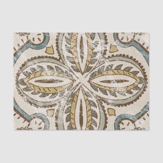 Non-Embellished Batik Square III Tissuepapier (Voorkant)