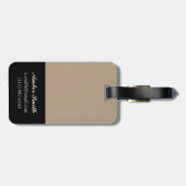 Non-Embellished Marrakesh Design II Bagagelabel (Achterkant horizontaal)