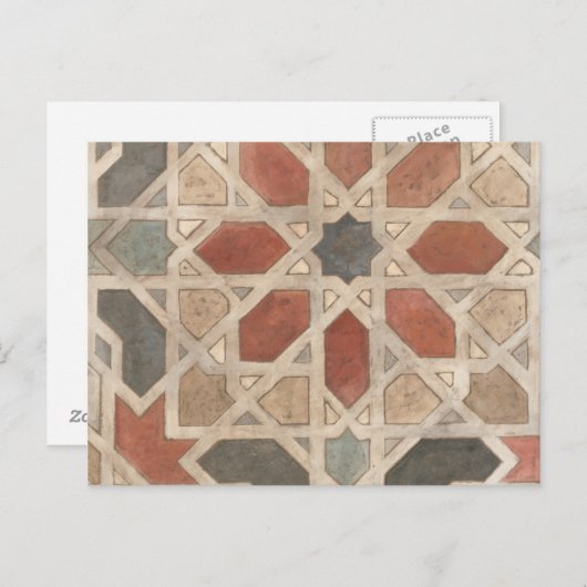 Non-Embellished Marrakesh Design II Briefkaart (Voorkant / Achterkant)