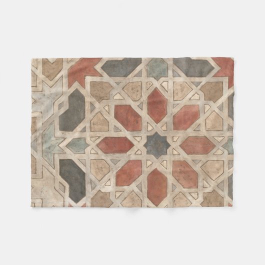 Non-Embellished Marrakesh Design II Fleece Deken (Voorkant (Horizontaal))