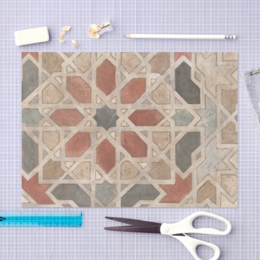 Non-Embellished Marrakesh Design II Tissuepapier (Craft)