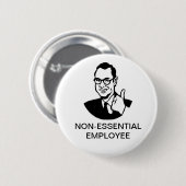 Non-Essential Employee Button (Voorkant /achterkant)