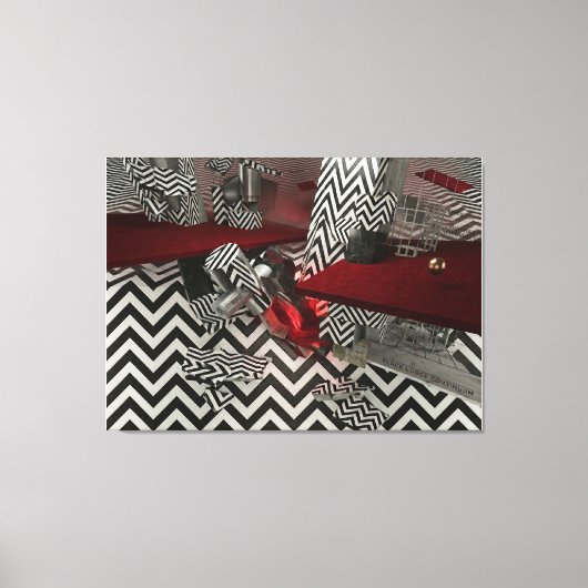 Non-Euclidean Shift №1 Canvas Afdruk (Voorkant)