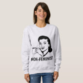 NON-FEMINIST, antifeminist, dames T-Shirts (Voorkant volledig)