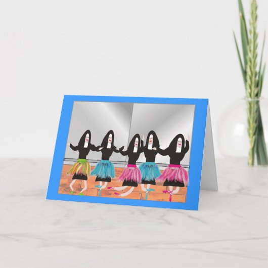 Non Geschenke an Ballerina Kaart (Voorkant)