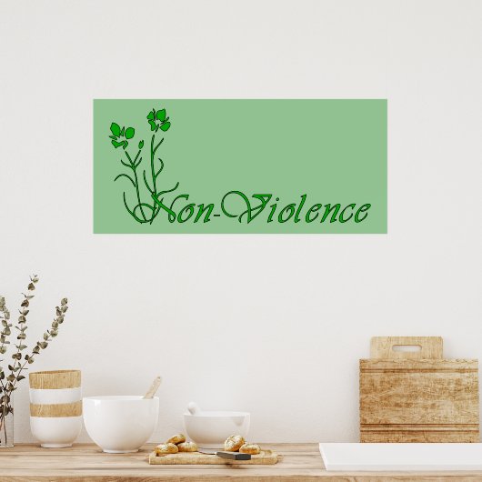Non-Geweld Poster (Keuken)