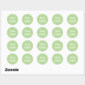 Non-GMO. Groen. Ronde Sticker (Vel)