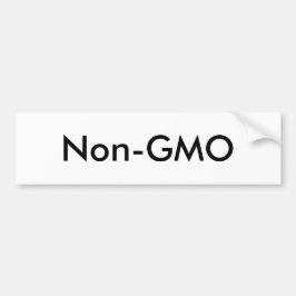 Non-GMO-sticker Bumpersticker