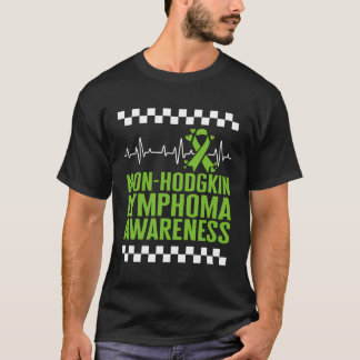 Non Hodgkin Lymfoom Awareness Limoen Lint Groen H T-shirt