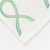 Non-Hodgkin Lymfoom Awareness Ribbon Blankets Fleece Deken (Hoek)