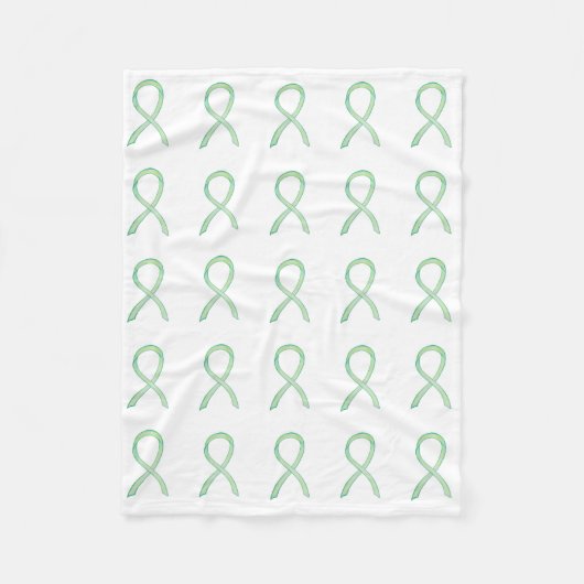 Non-Hodgkin Lymfoom Awareness Ribbon Blankets Fleece Deken (Voorkant)