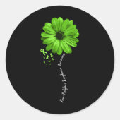Non-Hodgkin-lymfoom bewustzijnsstrijder  Ronde Sticker (Voorkant)