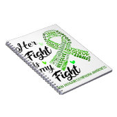 Non-Hodgkin lymfoom Haar gevecht is onze strijd Notitieboek (Rechterzijde)