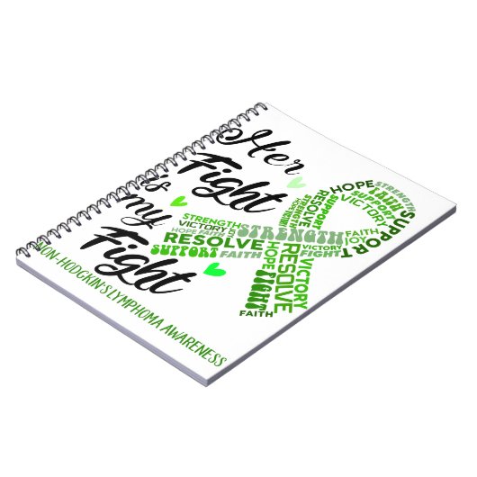 Non-Hodgkin lymfoom Haar gevecht is onze strijd Notitieboek (Linkerzijde)