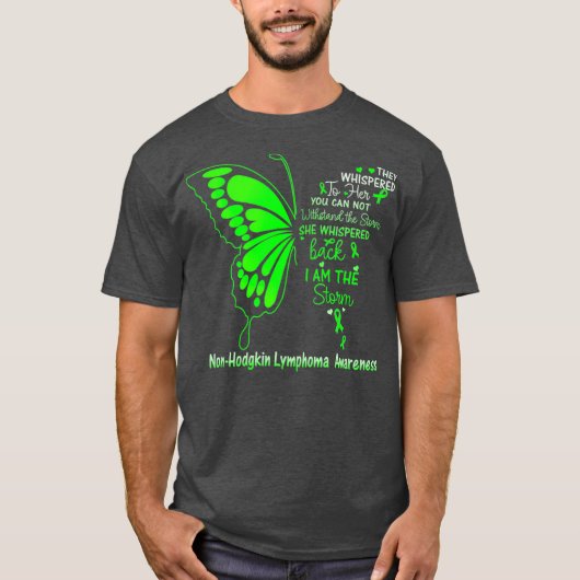 Non-Hodgkin Lymfoom Ik ben het Storm T-shirt (Voorkant)