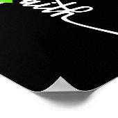 Non-Hodgkin-lymfoom kanker Faith Cancer Poster (Hoek)