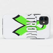 non-Hodgkin lymfoom limoengroen steun STERK Case-Mate iPhone Case (Achterkant (horizontaal))