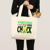 Non-Hodgkin-lymfoom met de verkeerde meid Grote Tote Bag (Voorkant (product))