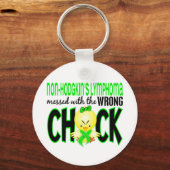 Non-Hodgkin-lymfoom met de verkeerde meid Sleutelhanger (Voorkant)