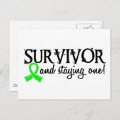Non-Hodgkin lymfoom Survivor 18 Briefkaart (Voorkant / Achterkant)